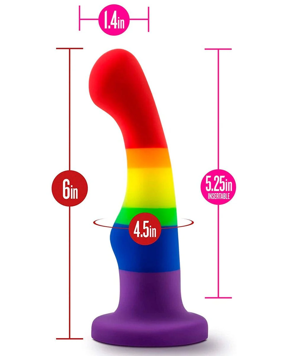 Avant Freedom Gay Pride Suction Dildo - Image 6