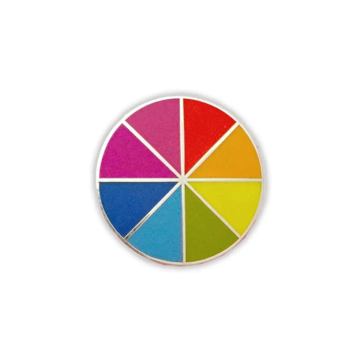 Bright Colour Wheel Enamel Pin
