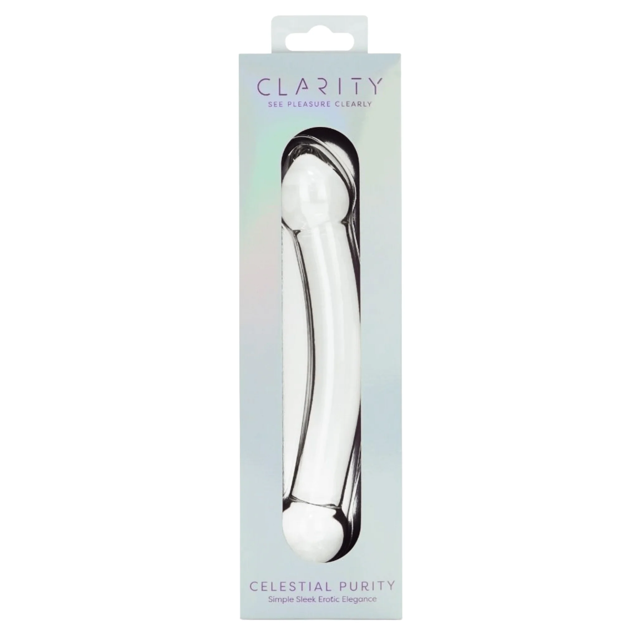 Clarity Purity G-Spot Glass Dildo