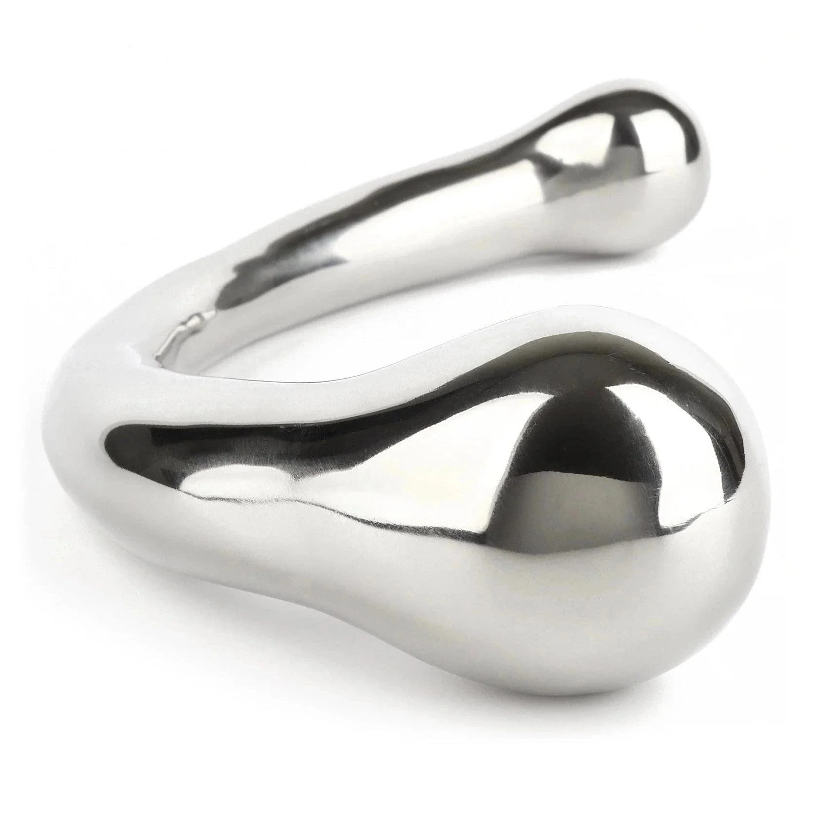 Curvy G-Spot Double-Ended Steel Dildo