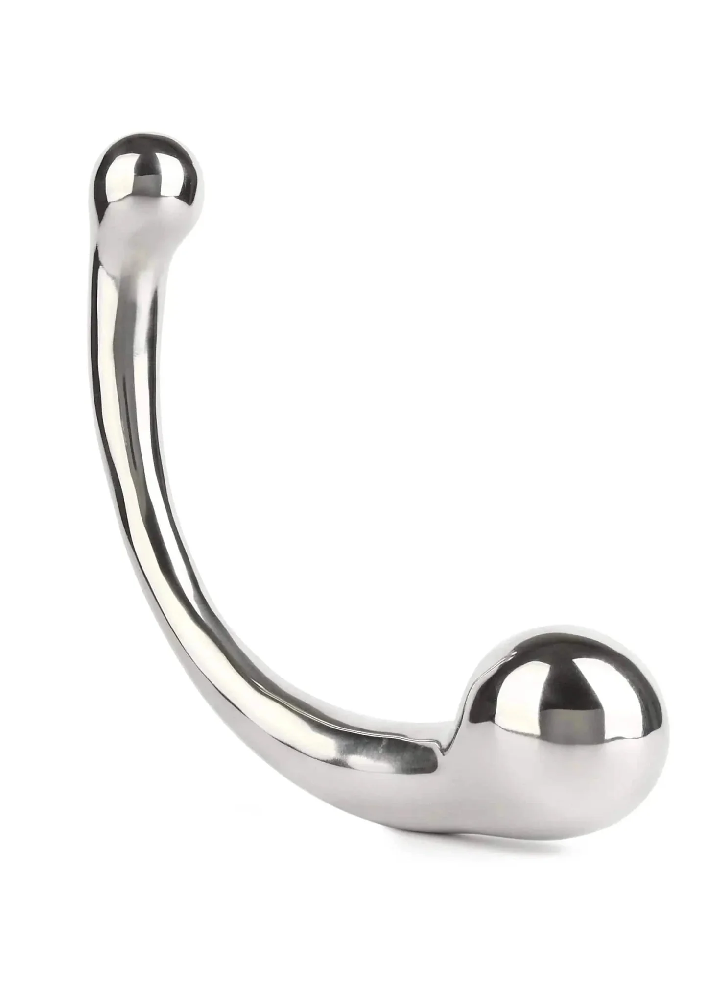 Curvy G-Spot Double-Ended Steel Dildo - Image 4