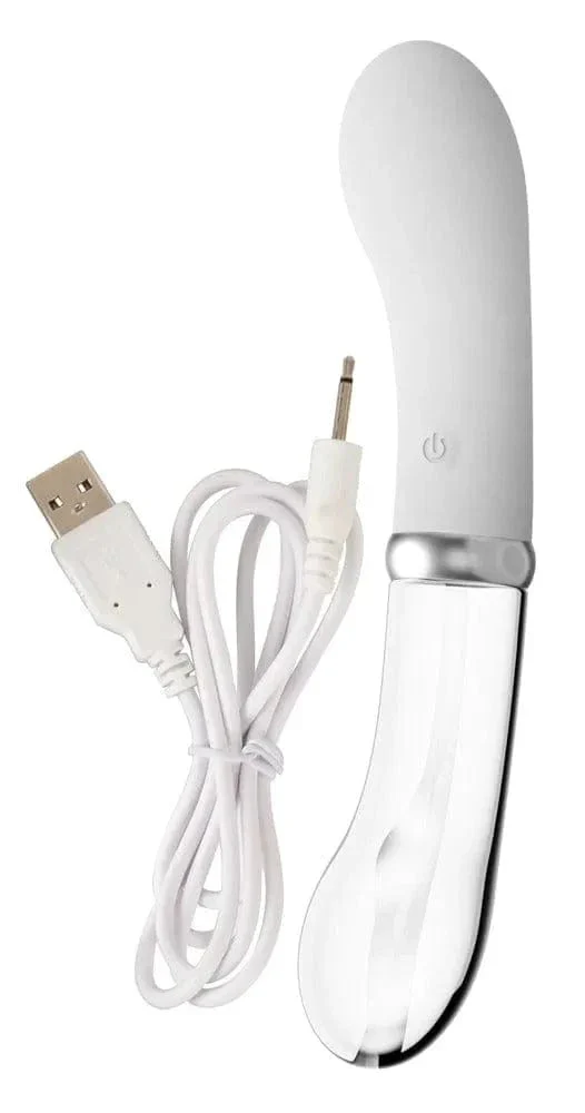 Double G-Spot Glass & Silicone Vibrator - Image 10