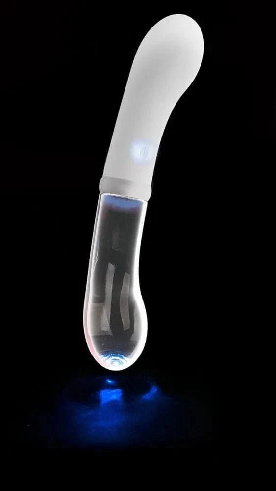 Double G-Spot Glass & Silicone Vibrator - Image 3