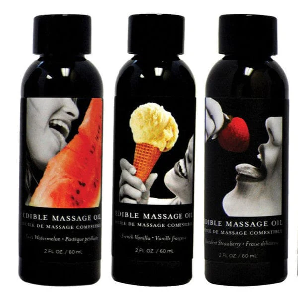 Earthly Body Edible Massage Oil Gift Set Box - Image 2