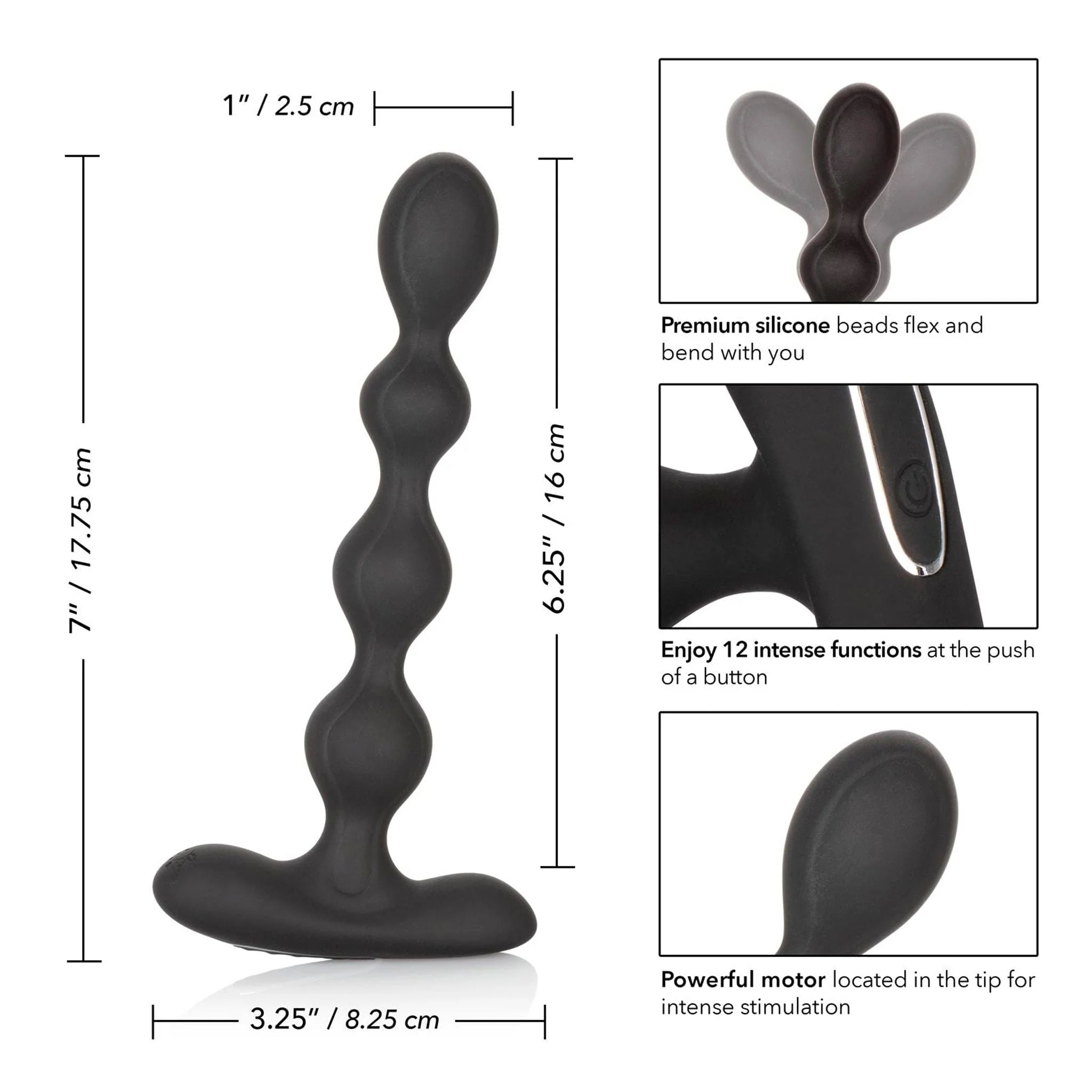 Eclipse  Vibrating Anal Beads - Image 5