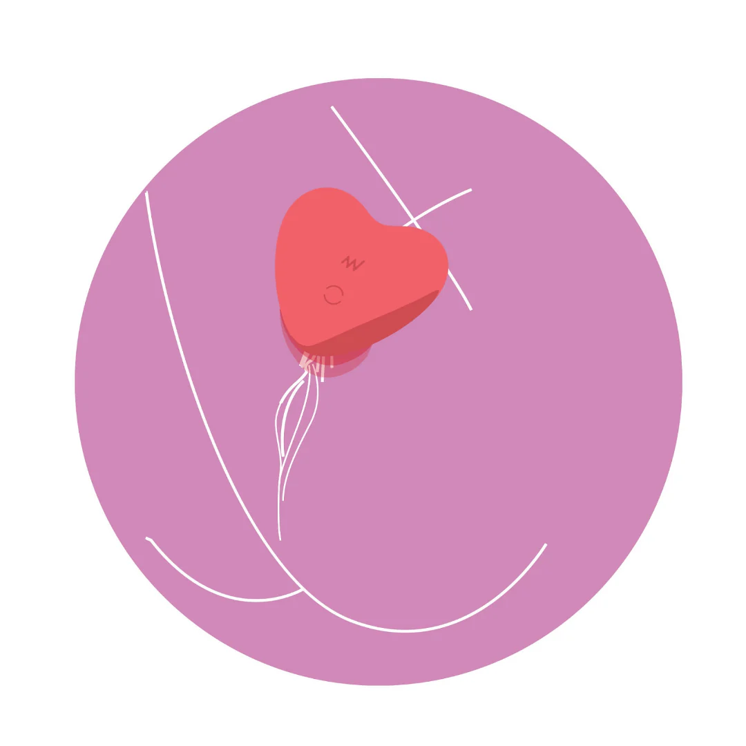 Heartbeat Pulsating & Vibrating Stimulator - Image 2
