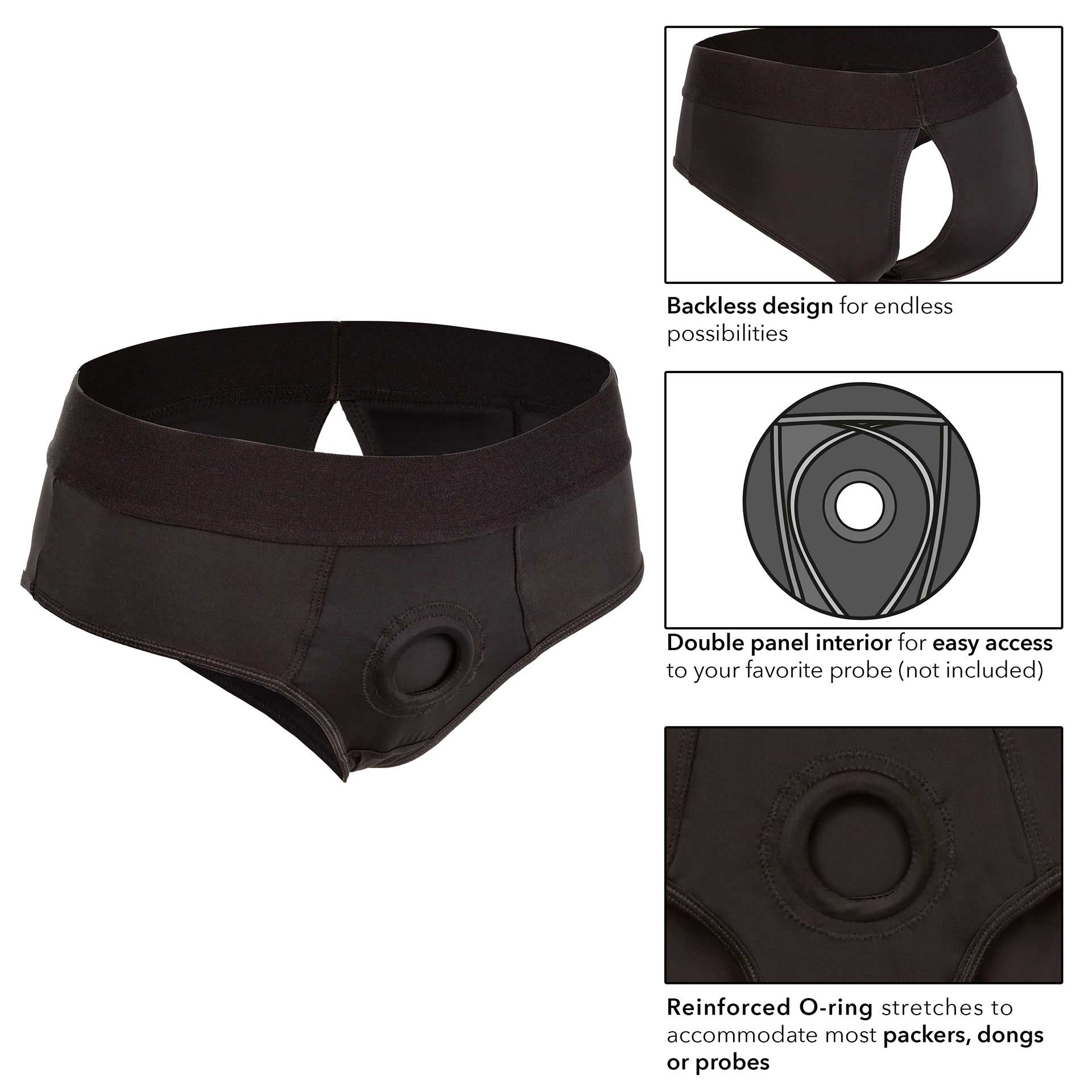 Her Royal Harness Backless Strap-On Brief - Image 6