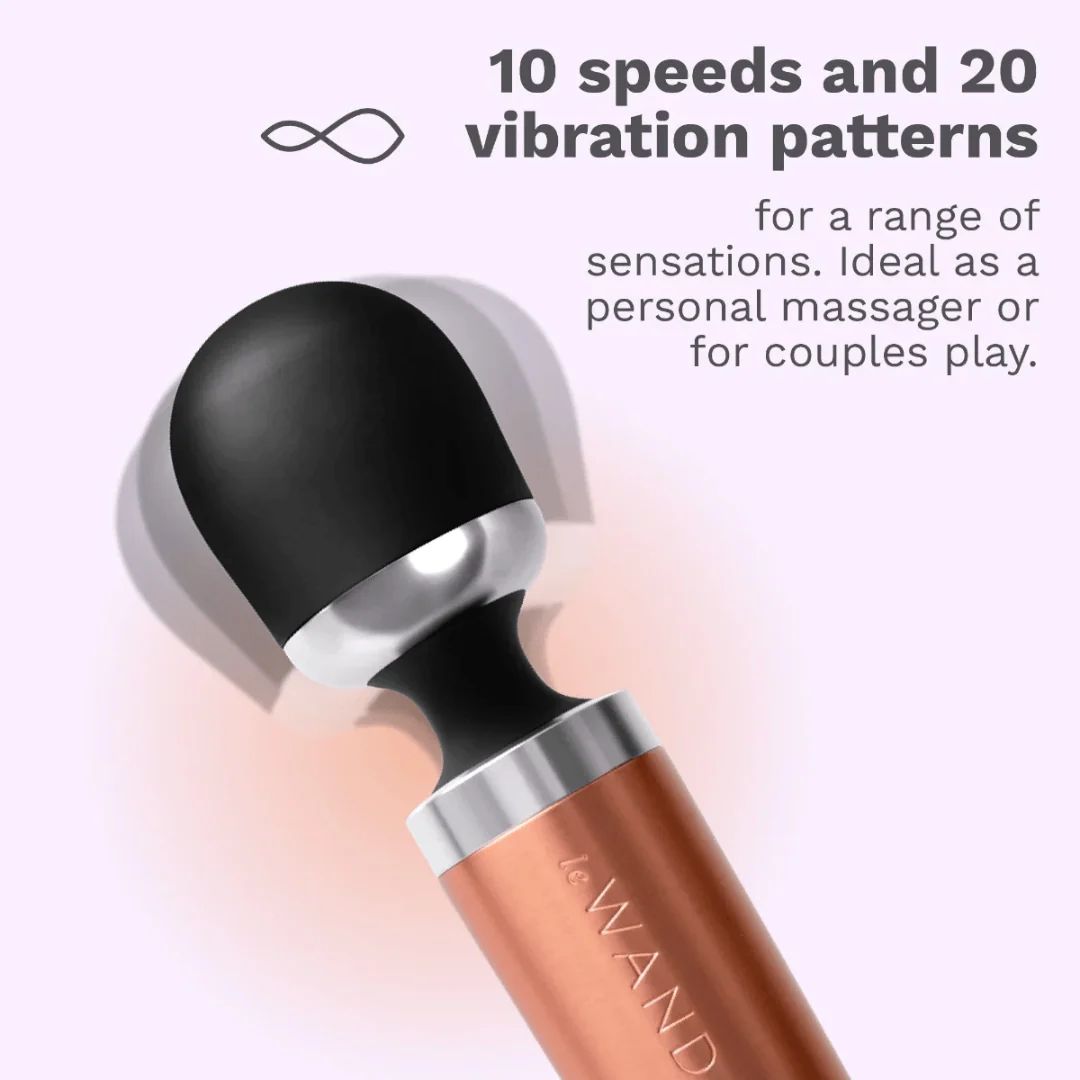 Le Wand Diecast Rechargeable Massager Rose Gold - Image 7