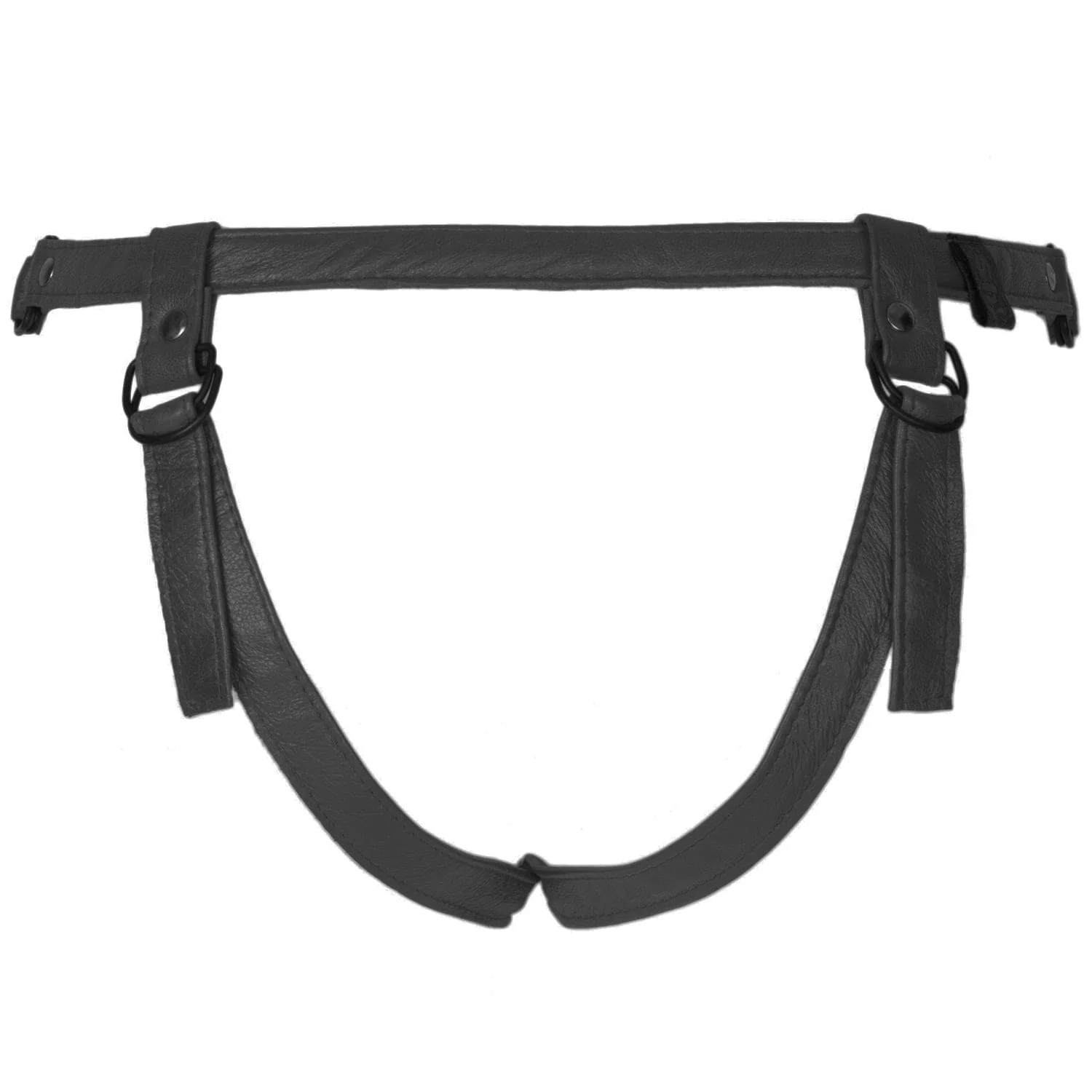 Leather 2-Strap Dildo Harness - Image 4