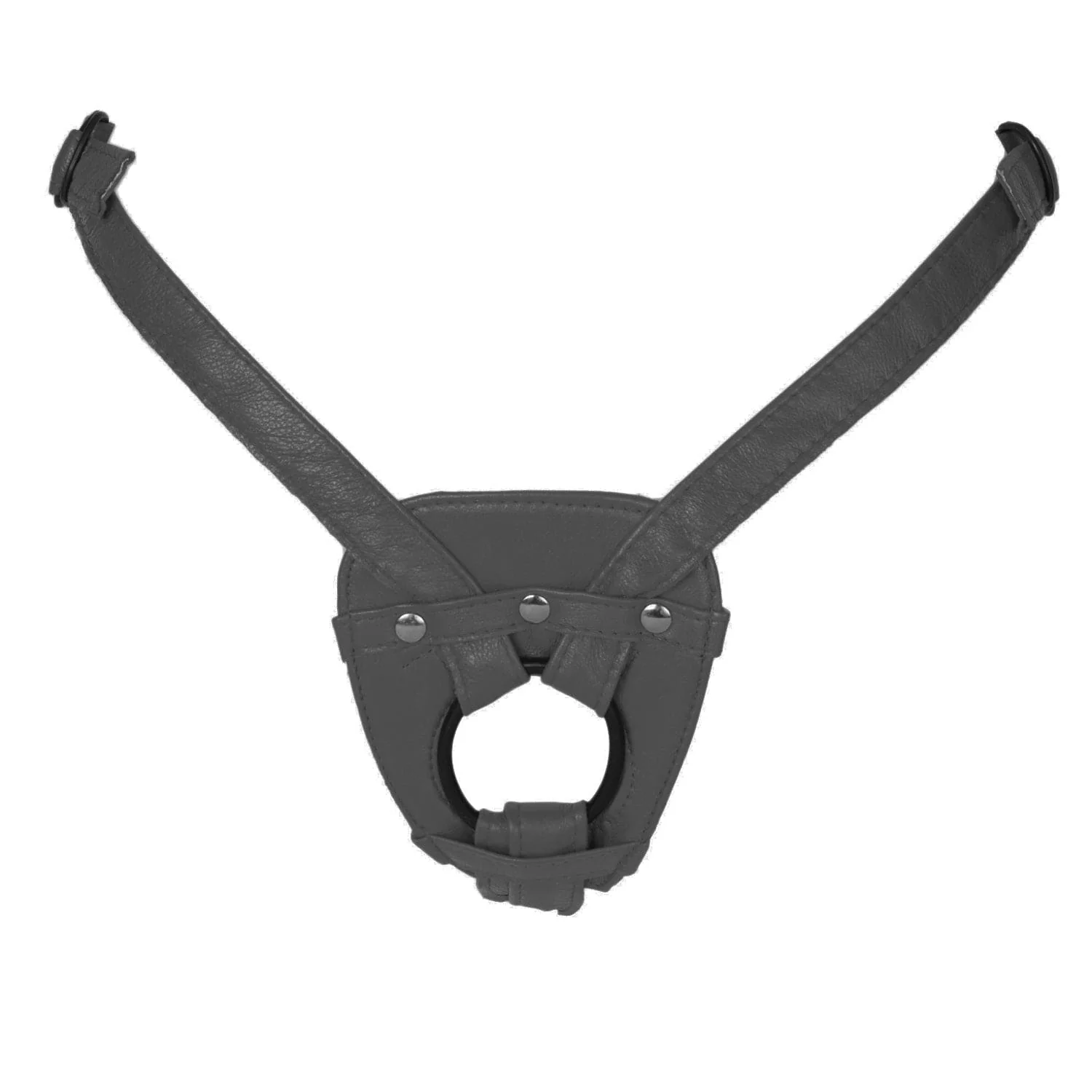 Leather 2-Strap Dildo Harness - Image 9