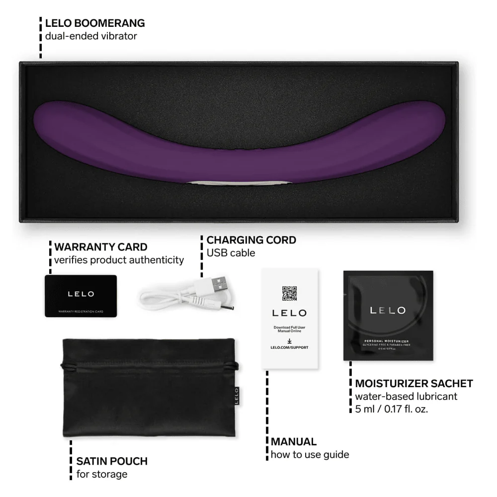 Lelo Boomerang Dual-Ended Vibrator - Image 5