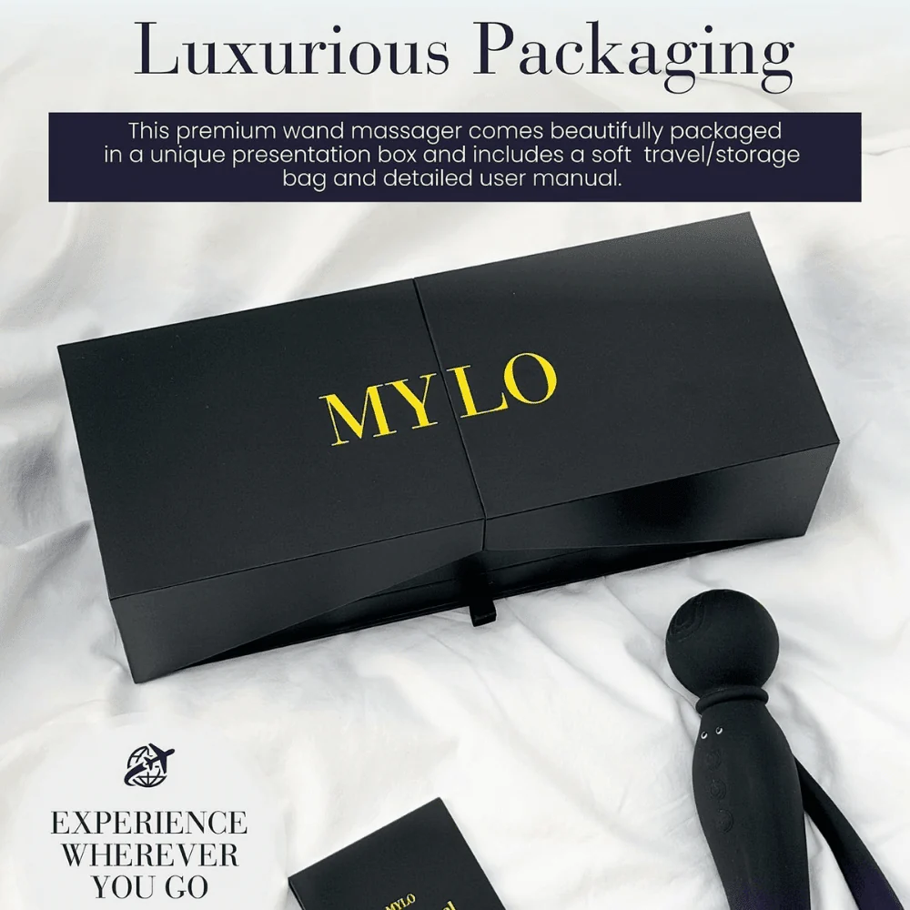 MYLO Luxury 3-in-1 Body Wand Massage Vibrator - Image 9