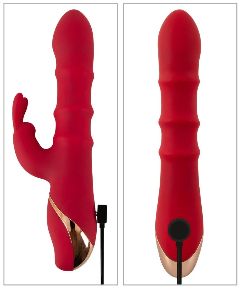 Rabbit Vibrator with 3 Moving Rings - Image 3
