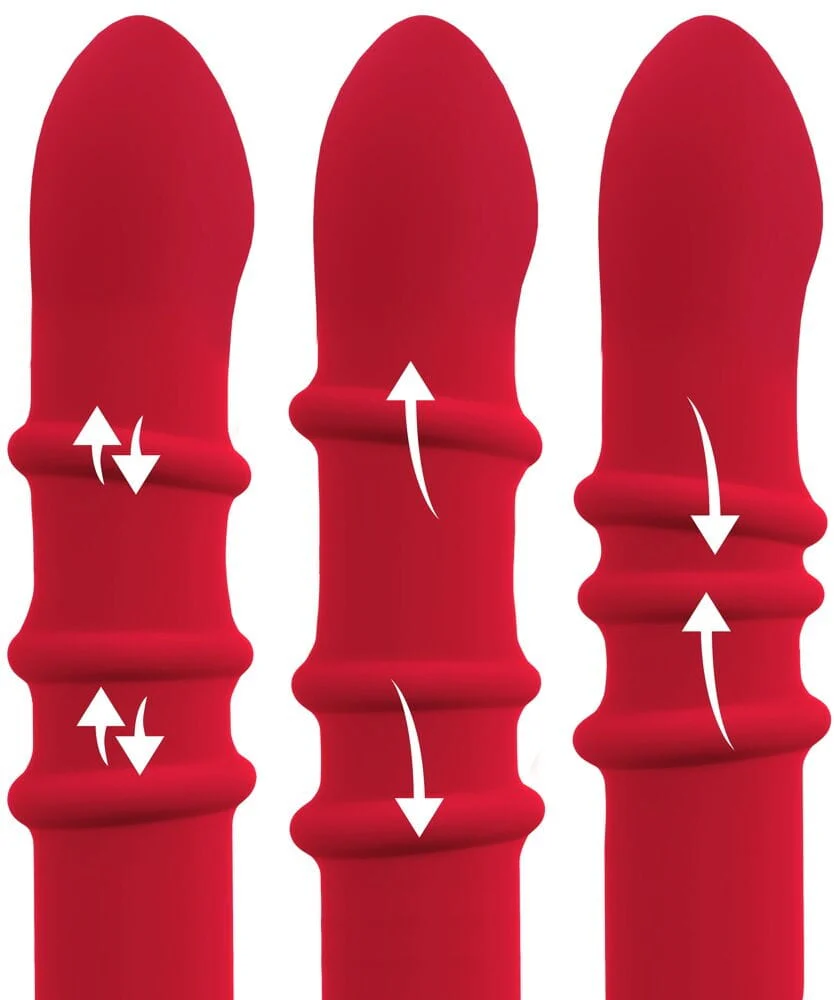 Rabbit Vibrator with 3 Moving Rings - Image 5