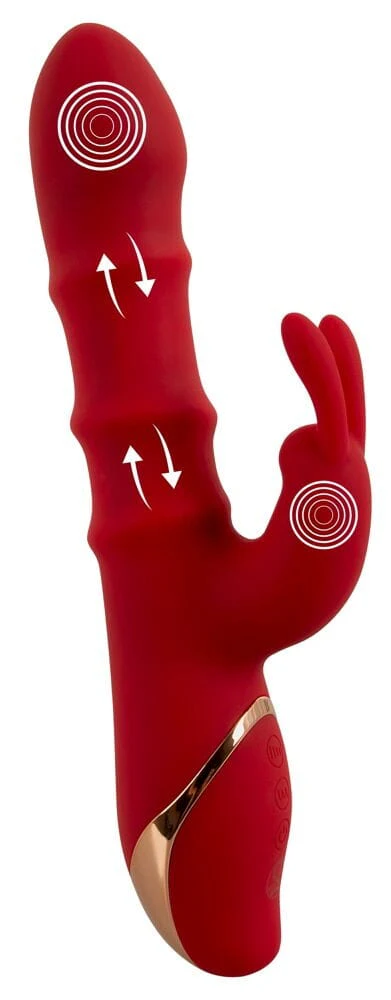 Rabbit Vibrator with 3 Moving Rings - Image 7