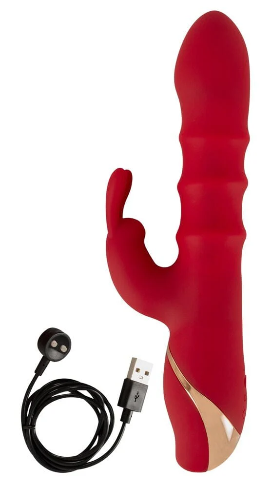 Rabbit Vibrator with 3 Moving Rings - Image 9