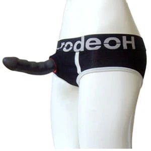 Rodeoh Strap-On Harness Black Briefs - Image 2