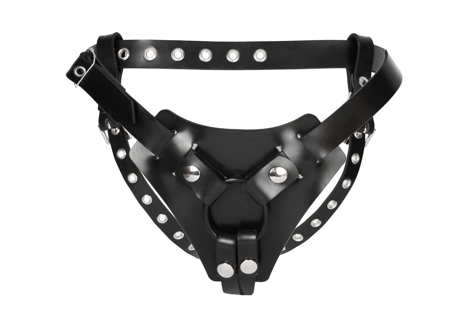 Rubber Deluxe Strap On Harness - Image 3