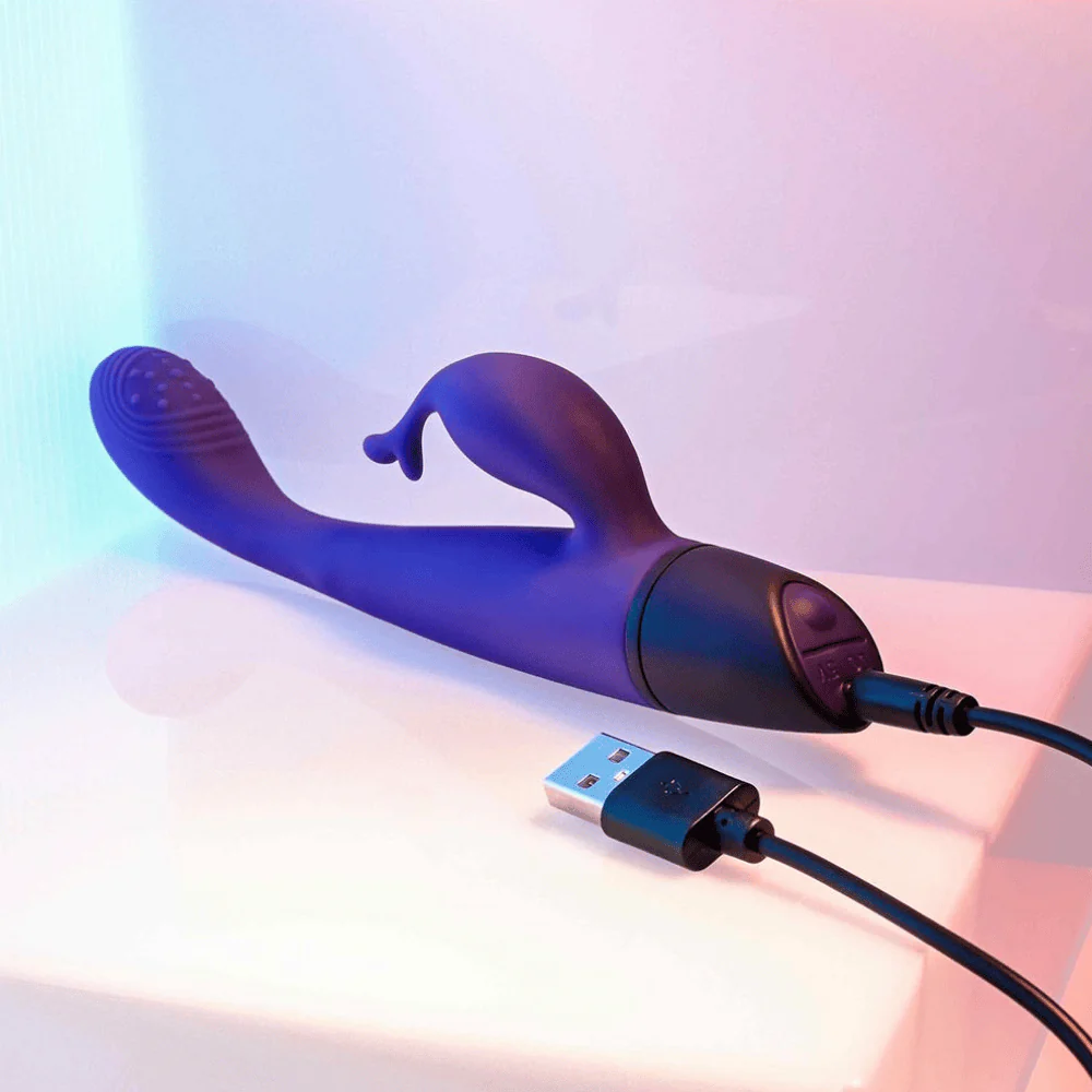 Plum Passion Slim Dual Stimulation Vibrator - Image 11