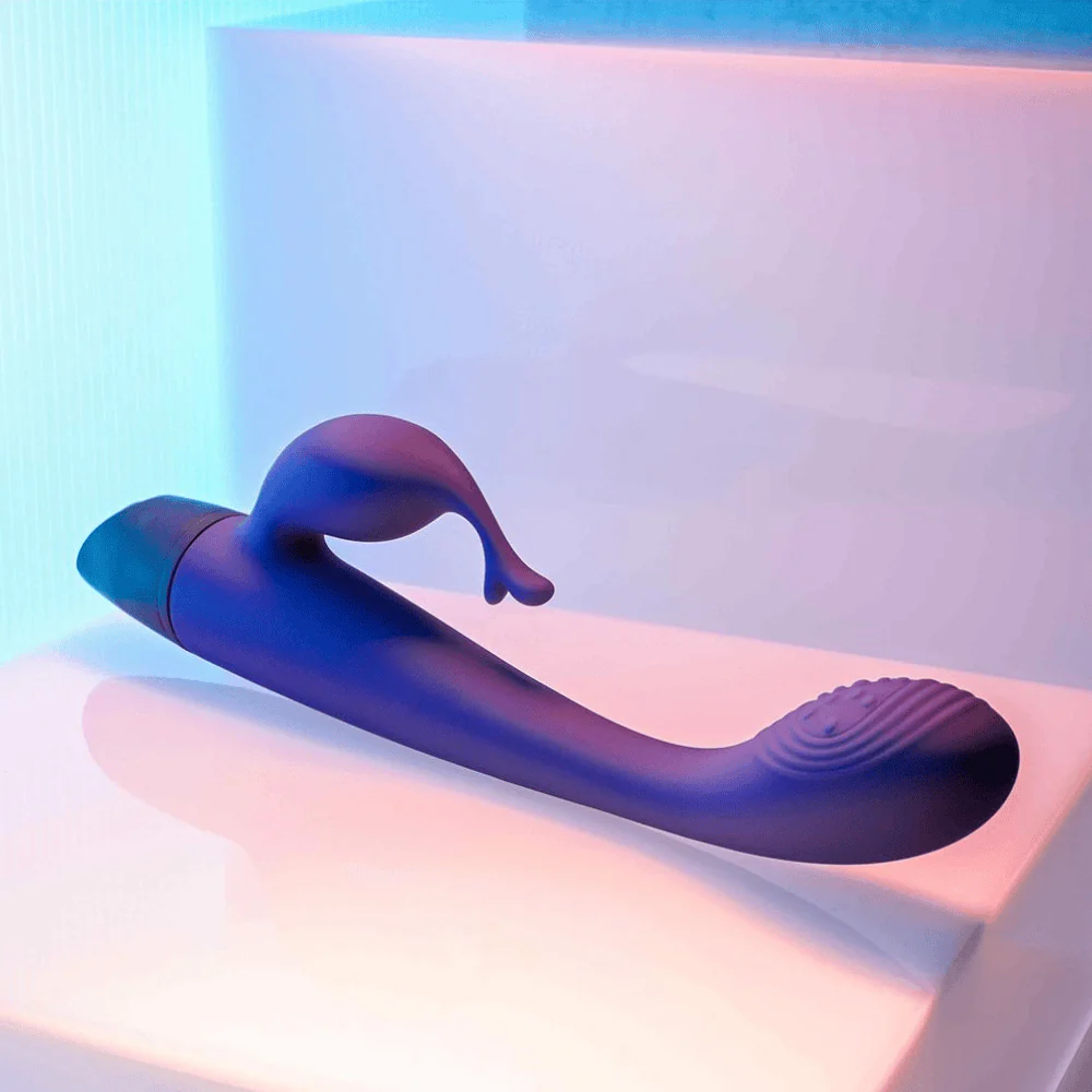 Plum Passion Slim Dual Stimulation Vibrator - Image 2