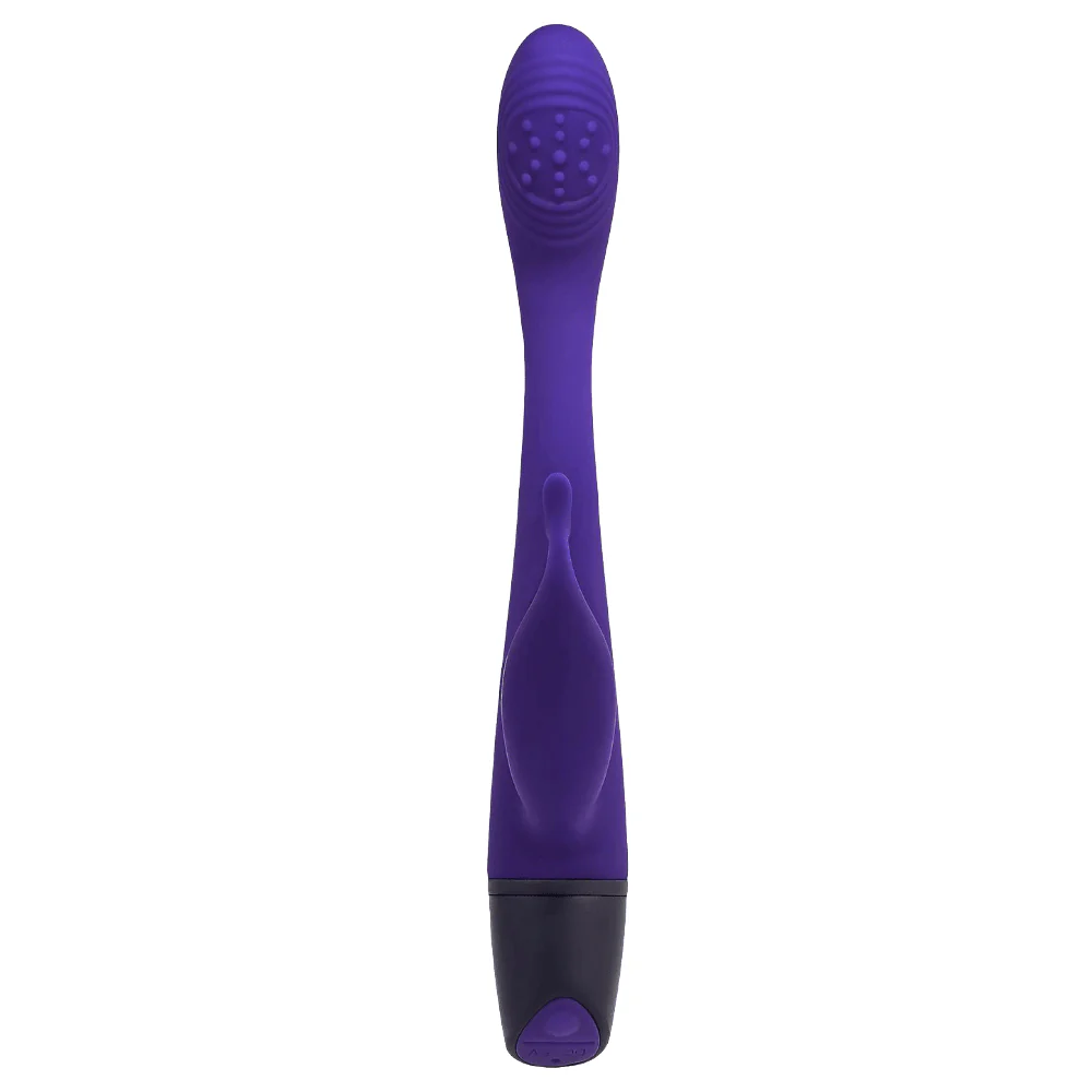 Plum Passion Slim Dual Stimulation Vibrator - Image 5