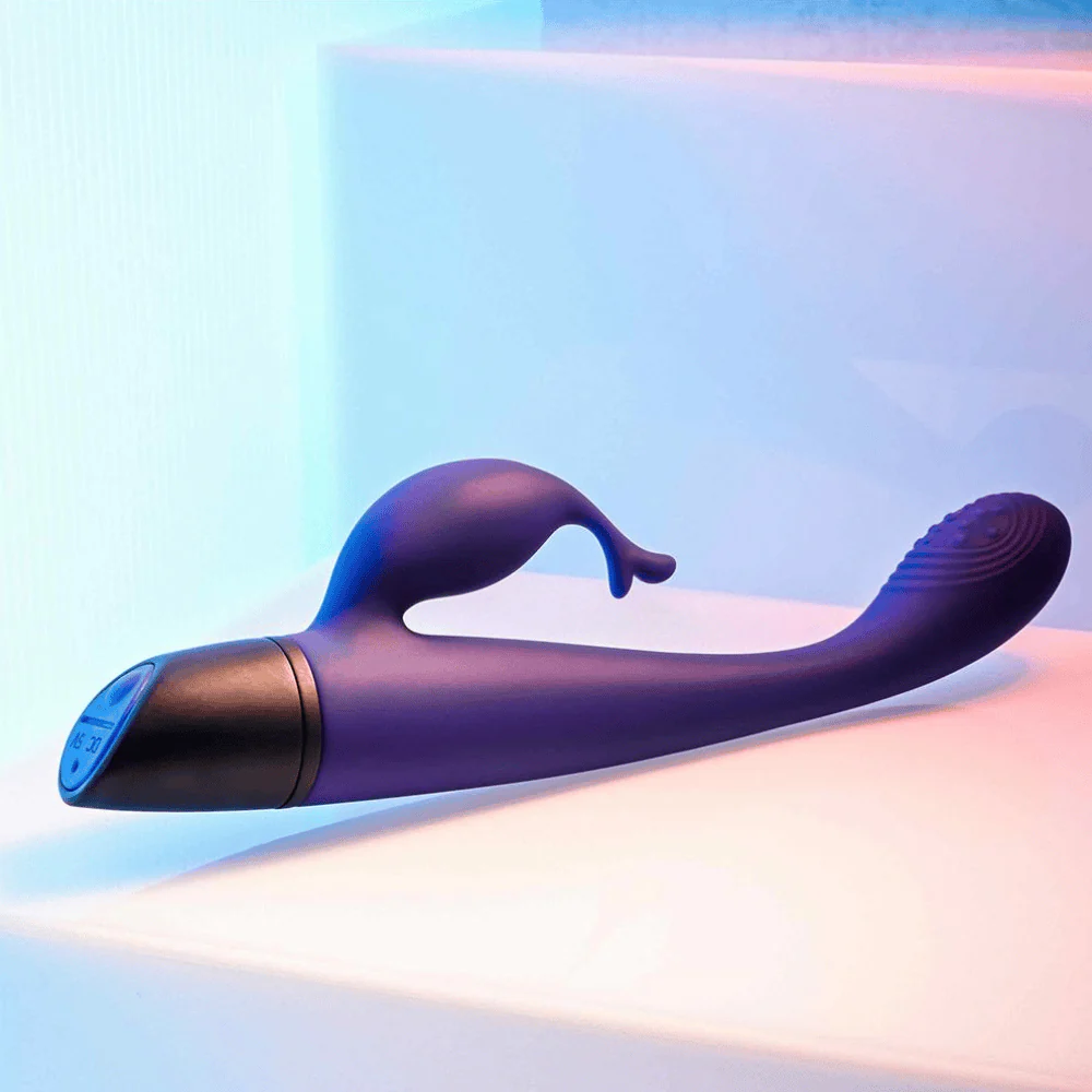 Plum Passion Slim Dual Stimulation Vibrator - Image 9