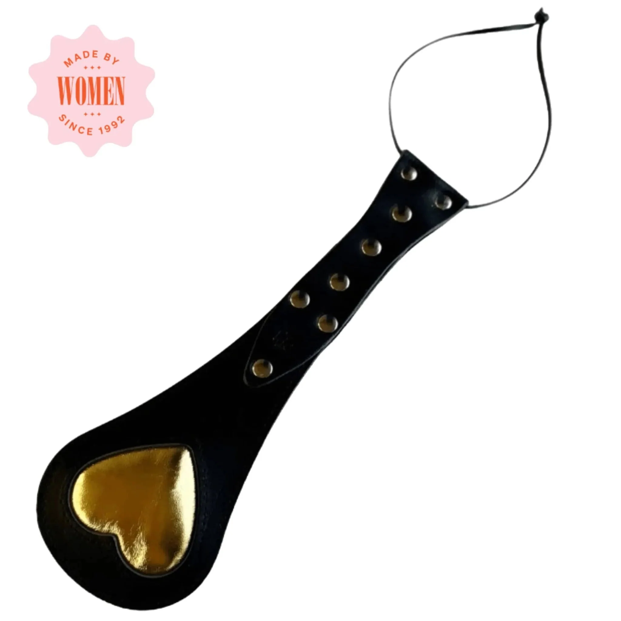 Sh! Padded Gold Heart Spanker