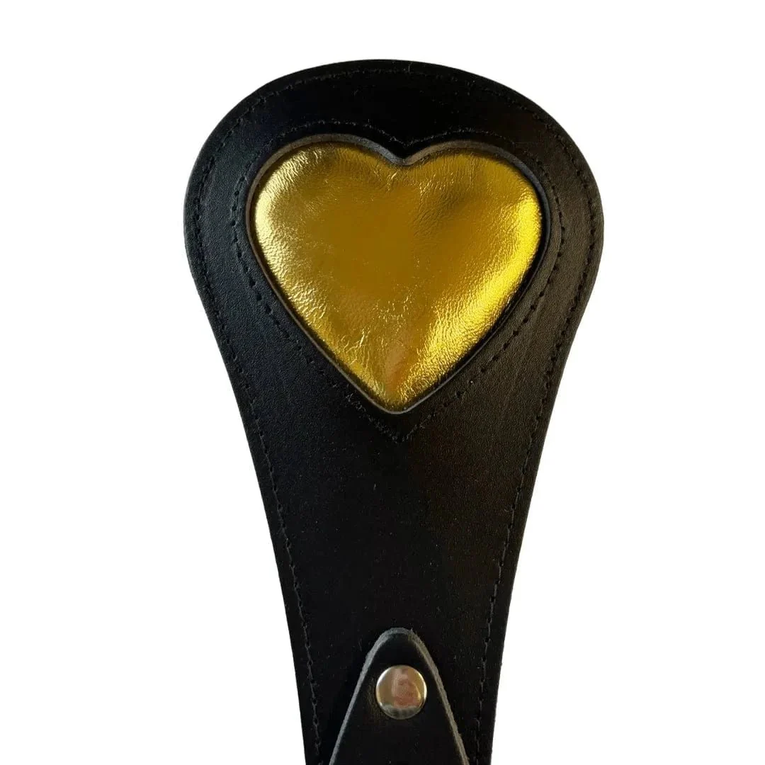 Sh! Padded Gold Heart Spanker - Image 2