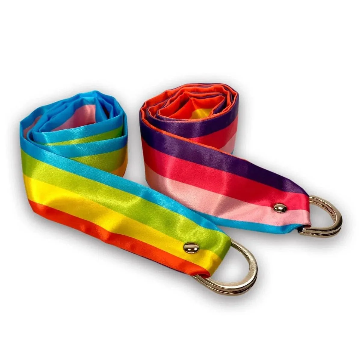 Sh! Pride Rainbow Satin Bondage Ties - Image 2