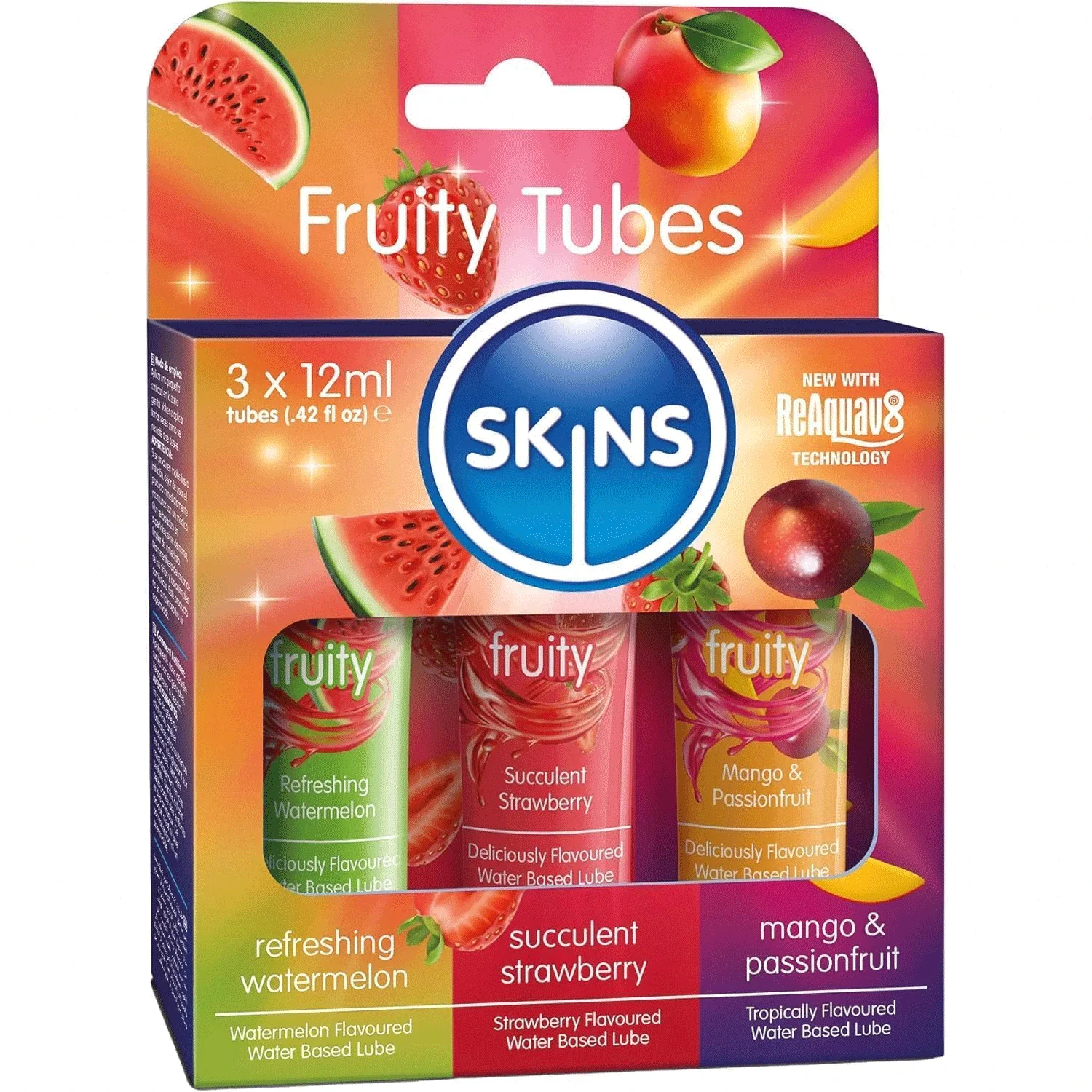 Skins 12ml Fruity Lube Tubes 3pk - Image 2