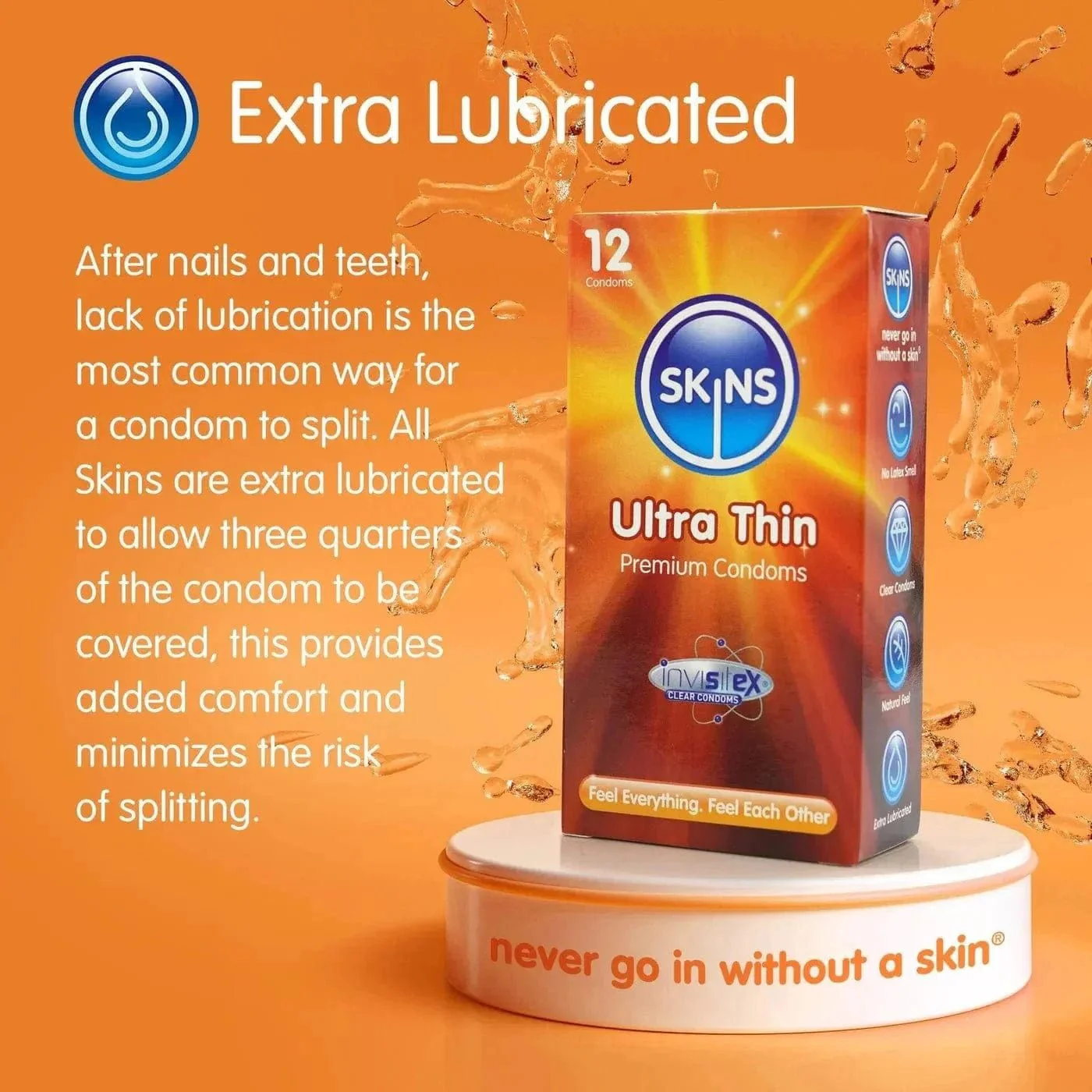 Skins Condoms Ultra Thin 12 Pack - Image 4