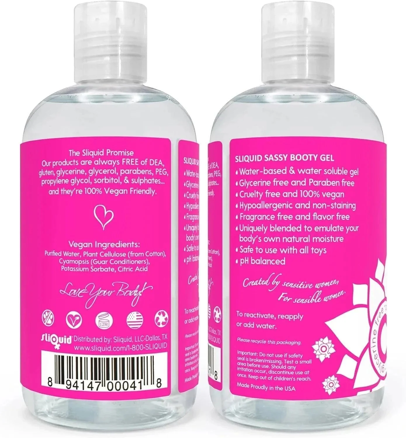 Sliquid Naturals Sassy Anal Lubricant 125ml - Image 3