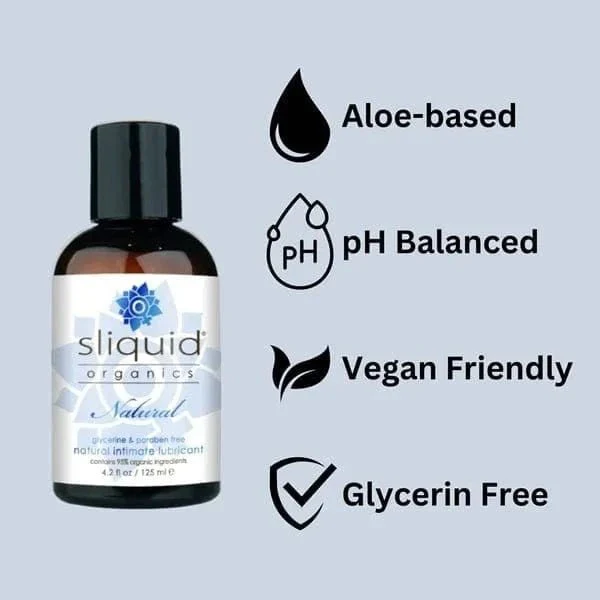 Sliquid Organics Natural Intimate Lubricant 125ml - Image 3