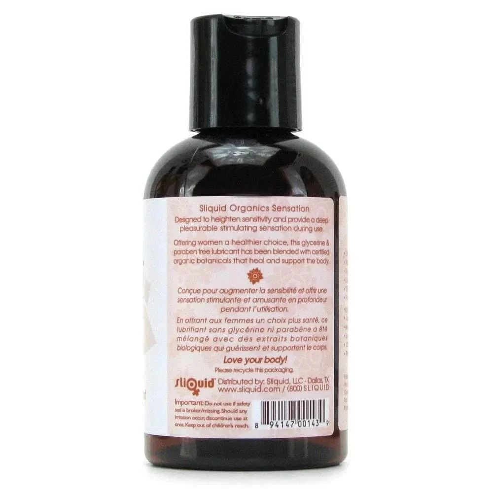 Sliquid Organics Sensation Lube - Image 4