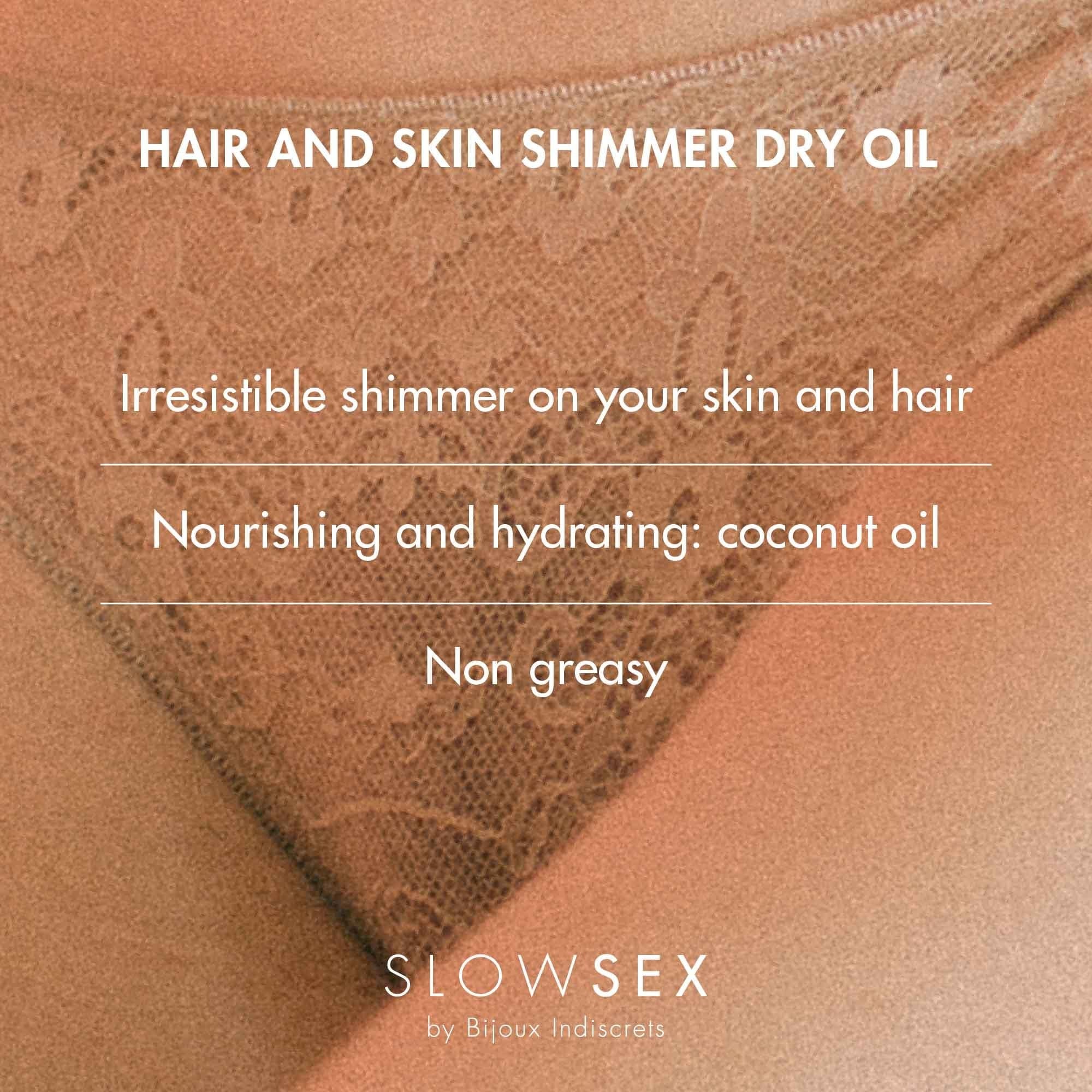Slow Sex Hair & Skin Shimmer Dry Oil - Image 4