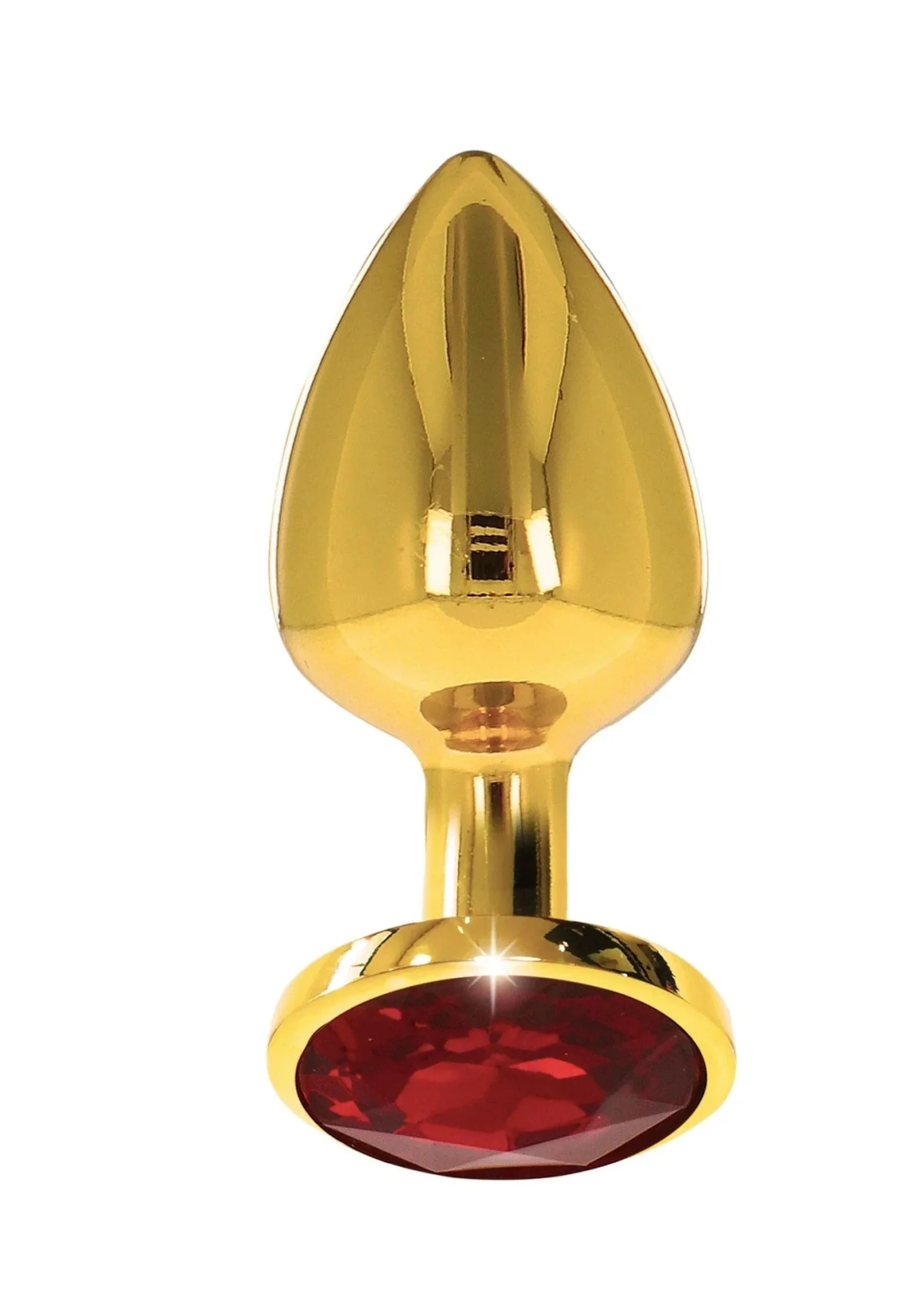 Gold Butt Plug with Jewel Base: 3 Sizes - Image 8