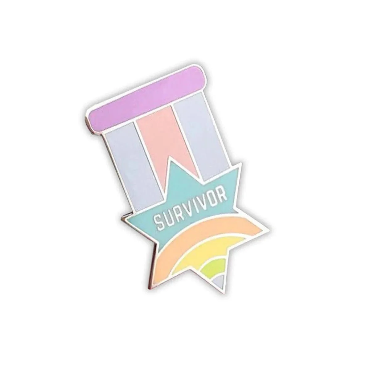 Survivor Enamel Pin